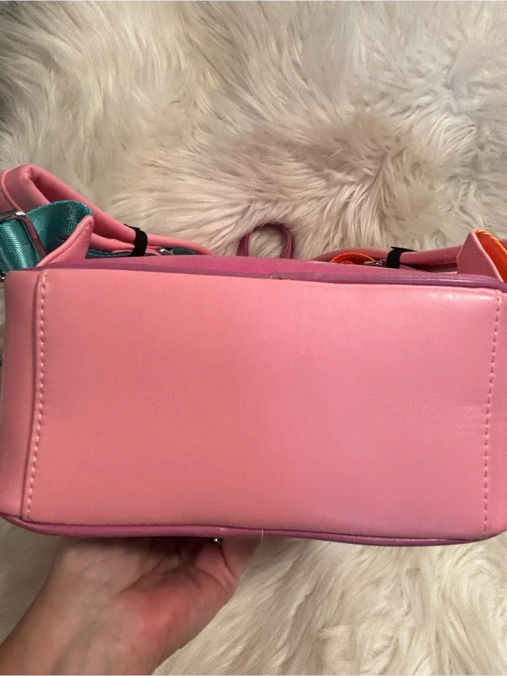 Loungefly Disney Pocahontas Colors of the Wind Pink Mini Backpack EUC